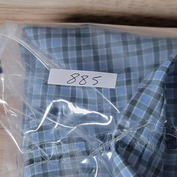 Peter Millar Shirt Mens XL Blue Plaid Crown Crafted Button Down Long Sleeve - Picture 11 of 11